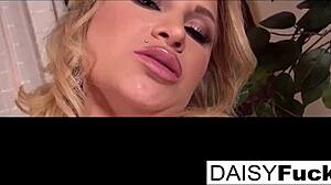 Blonde Spinner Daisy Takes Huge Cock Deep in Her Wet Pussy for Cumshot