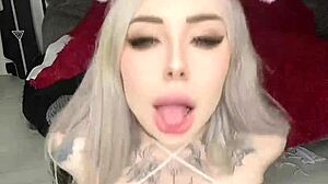 Bunny girl in cosplay costume fists and rides big cock to creampie orgasm