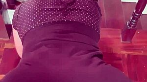 My young 18+ housewife stepmom got stuck under the bed. I bent her over doggystyle and fucked her hairy pussy til facial cumshot.