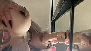 Bunny girl in cosplay costume fists and rides big cock to creampie orgasm
