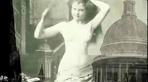 Vintage dark lantern entertainment presents classic London interracial with hairy pussy and big black cock action.