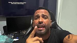 Contrasting Thrill of Huge Cock in Cute Brazilian Pussy