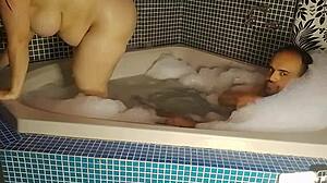 Vivi guedez sneaks into motel room for solo masturbation and rough riding mischief