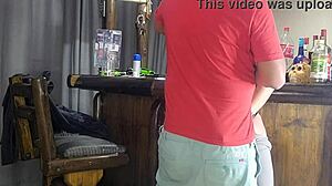 i'm fucking my best friend's petite blonde wife doggystyle with creampie while he's at work