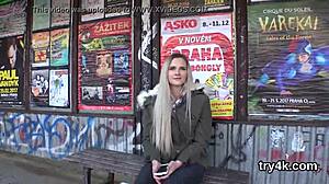 Teen gives blowjob in POV and gets twat reamed