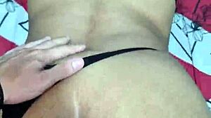 Wife with huge natural tits and tattoos sucks cock expertly to pump out milk like a whore