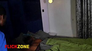 step sister and step brother share enjoyable moments together in a relaxed homemade setting with young beautiful ebony vibes