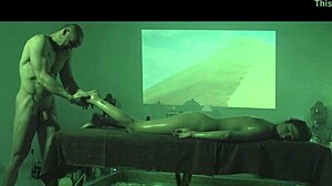 Luca Borromeo delivers intense sensual massage with erotic touches