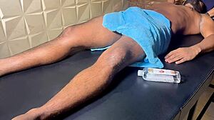 That regular massage turned into such a happy ending with my sexy brunette Latina