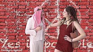 French Casting with Cute Model Licking Ass and Feet Before Doggystyle Fuck with Huge Monster Cock and Swallow