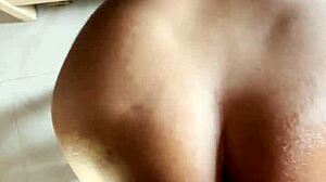 my pregnant whore gets rough anal in bedroom cowgirl with deep licks and squirting when visiting