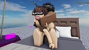 damn that bbc wrecked my wet sissy hole as this blacked femboy got used rough missionary style