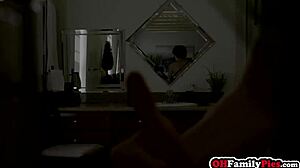 Sexy bubble butt teen stepsister Chloe Cherry bent over fucked hard in doggystyle position