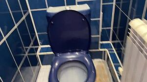 Beautiful young girl pisses in close-up pov compilation on toilet and more