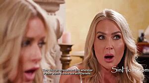 canadian tradition lets the whole group frolic in free use gangbang with big tits blondes and brunettes