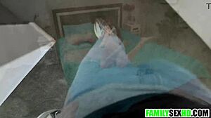 Petite redhead stepsis contrasts with taboo by sucking and fucking stepbro in teen action