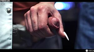 I froze my young 18+ lab partner Matty Mila with the remote and made her squirt while fucking her tight pussy... oh god, she's such a wet fuck doll!