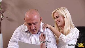 In this tale, a horny blonde seeks out someone a bit more experienced like daddy4k for old and young 18+ fun.
