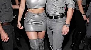 hey, check out this dirty after work tease in leather boots and skirt outdoors 😏 part 1 with ai illustrated dancing