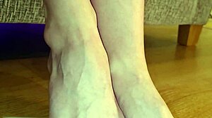 Feet Extreme Close Up and Foot Play