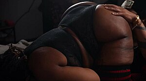 Hey, are you watching this real homemade amateur couple with ebony bbw squirting on big black cock in sloppy deepthroat and pussy licking?