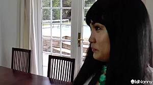 mature lacey starr gives latina milf sensual lesbian massage.