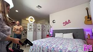 gorgeous redhead bbw milf april flores gets so horny sucking and fucking in tight lingerie 😈