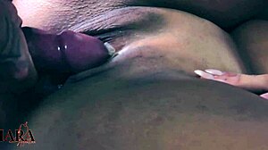 i'm that brazilian putinha gettin' cum on my big clit an' toes in leather... oops, huge load evrywhere