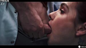 I froze my young 18+ lab partner Matty Mila with the remote and made her squirt while fucking her tight pussy... oh god, she's such a wet fuck doll!