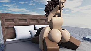 damn that bbc wrecked my wet sissy hole as this blacked femboy got used rough missionary style