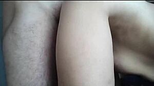 amateur latina milf with curvy body bends over for rough doggystyle pounding in bedroom pov