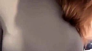 Stepmother caresses milky tits to orgasm in homemade webcam session.