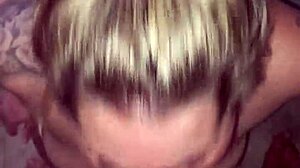 latina girlfriend gives sloppy deepthroat suck with cum swallow handjob action