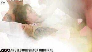 Newbie from USA Violet Ren faces 100% hell rough scene with pee and gangbang 😱