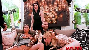 new year family reunion turns into wild group party 😏