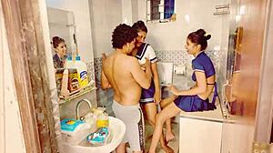 Uttaran20 brings one of the best threesomes ever in ffm group action with intense moves and shared pleasure in a wild session