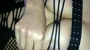 Oh Wow, My Wife In Sexy Lingerie Gets Cum Inside Her Big Tits!