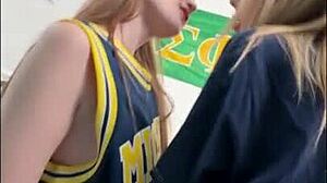 Athena Heart and Ashlyn Angel star as real college sluts fucking in university dorm.