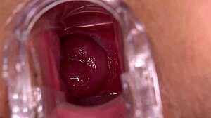 Shaved wet pussy of horny amateur slut squirting in big ass homemade action