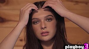 I love how this petite all natural brunette teen 18+ model Eliana posed naked for Playboy, her bubble butt and small tits are just perfect