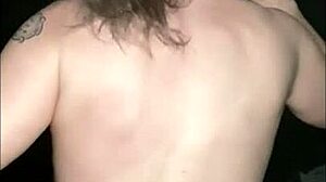 slut milf gets facial cumshot in gloryhole orgy with bondage and maledom humiliation