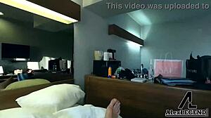 Cheating Nala Brooks gets dicked hard in pov with gaping deepthroat and facial cumshot on her big natural tits!