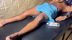 That regular massage turned into such a happy ending with my sexy brunette Latina