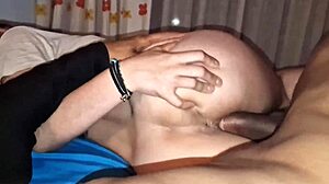 Brunette Teen Lesbian Friend Fucks Blonde with Huge Creampie in Homemade Cowgirl