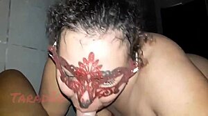 Chupada turns into intense anal with big tits latina amateur getting hairy pussy licked. She moans during deepthroat and orgasm in bbw session.