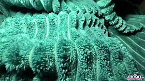 Stepfather Fucks Teen Under Blanket During Thunderstorm with Blowjob and Rough Cowgirl Riding in Pov