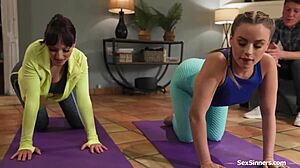 My wife starts kissing our MILF neighbor right in front of me?