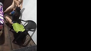 my wife left a camera running and caught this stranger pounding her doggystyle rough