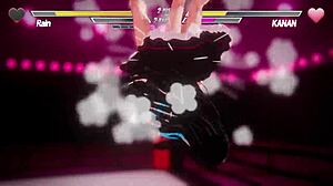 Lesbian battle 7 unfolds with intense anal fisting and passionate fingering between two horny women