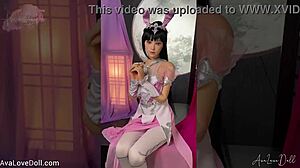 shino moon queen's alluring japanese sf cosplay form in jiusheng doll style